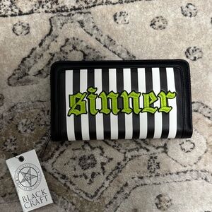 Black Craft Sinner wallet or clutch